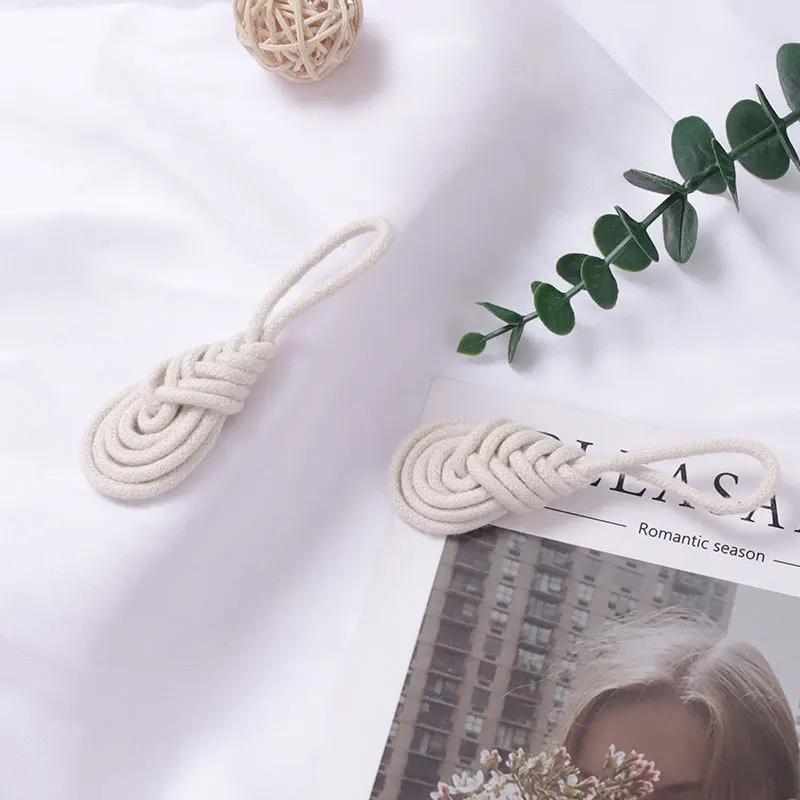 

Household Fashion Cotton Rope Napkin Ring European Napkin Holders Dinner Table Decor Handmade Crafts Household Supplies