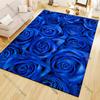 Blue Love Rose Carpets Living Room Tea Table Mats Bedroom Rug Washable Floor Mats Household Mat Dinosaur Carpet Rug
