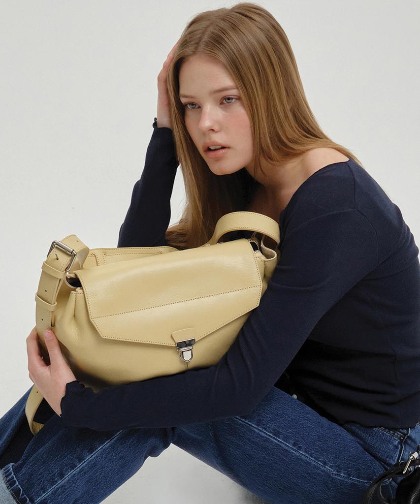 Nutnut Aure Buckle Flap Bag - Yellow