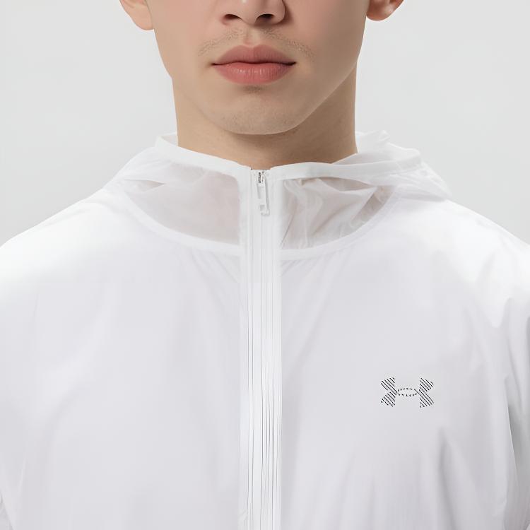 Under Armour Breathable Woven Zip Long Sleeve Jacket Men jackets 6009509-100