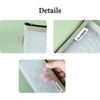 Cosmetic Bag Small Wallet Mesh Storage Bags Transparent File Bag Grid Pencil Bag Stationery Bag