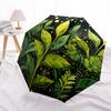 1pc Nature Plants Automatic Open/close Umbrella, 8-Rib Sturdy Structure, Auto Folding/Opening, Portable Travel Umbrella for Women,060