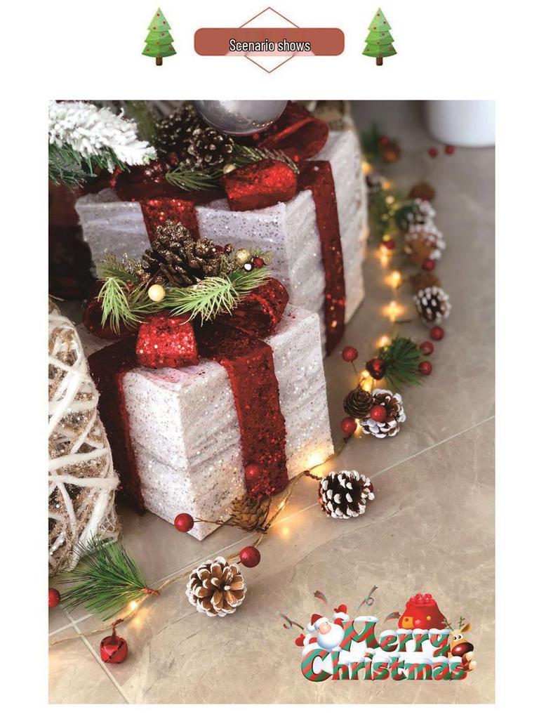 LED String Lights with Pine Cones & Bells for Christmas Tree, Holiday, Living Room & Bedroom Décor