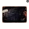 Metal Sign Call of Duty Black Ops 3 Zombies Art for Garage Game Room Wall Decor