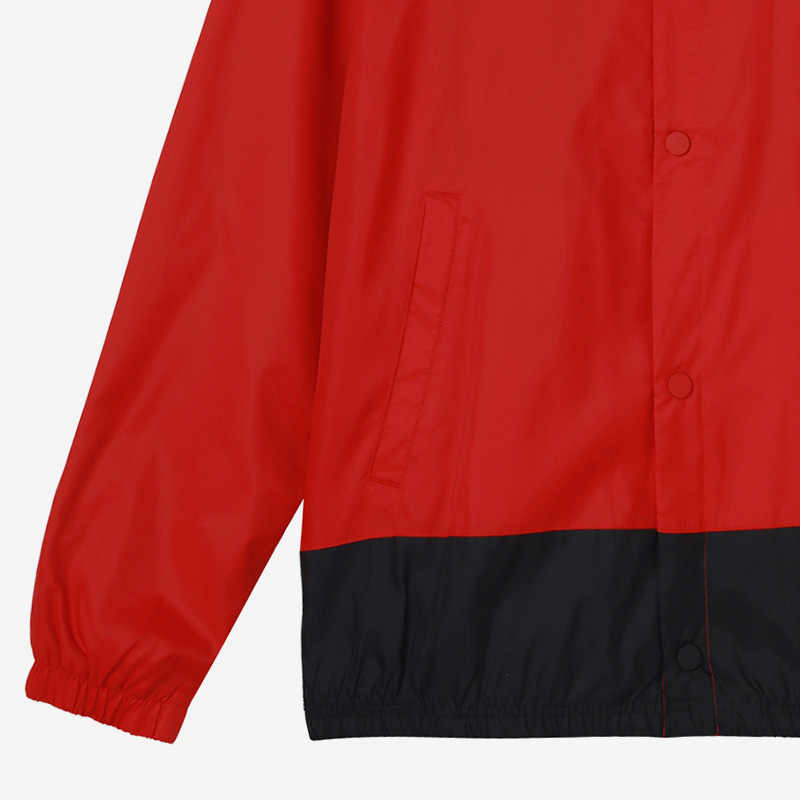 Jordan Jackets Men's Red V Neck Moderate Other CI0254-657