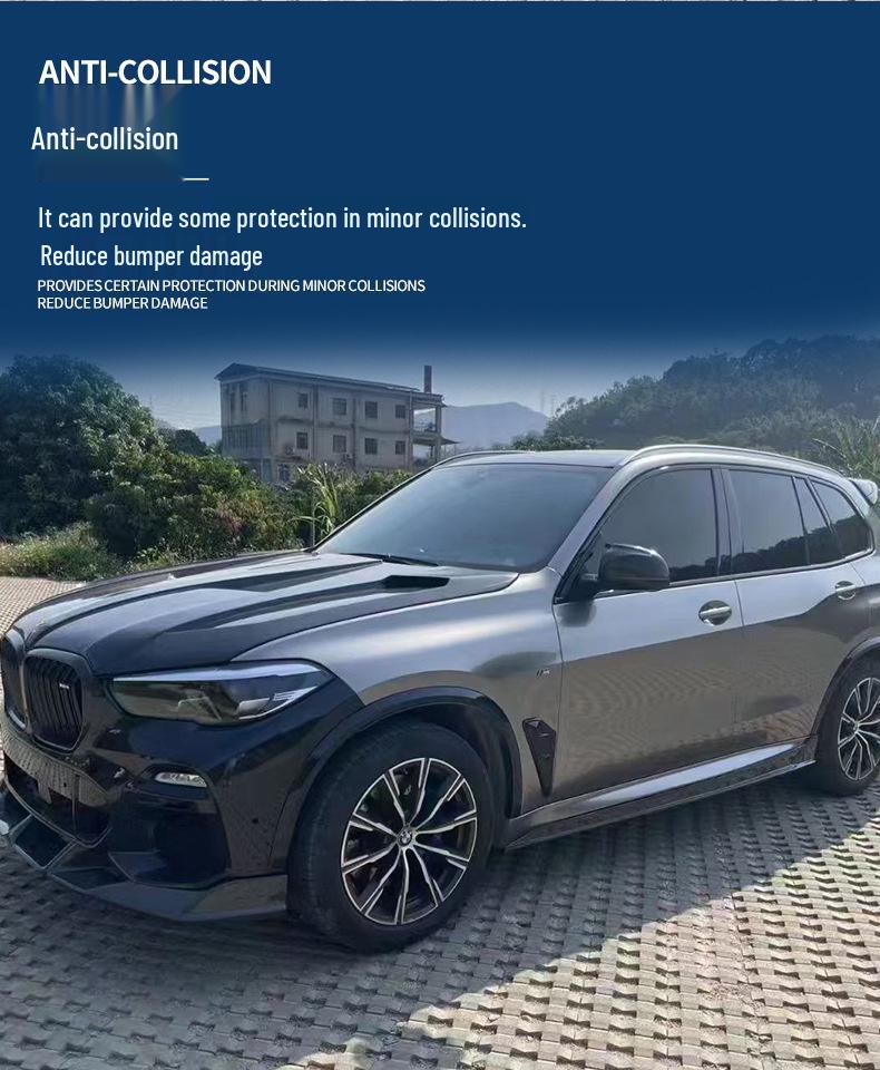 BMW X5 2019-2022 Carbon Fiber Non-destructive Kit: Grille & Rear Spoiler Accessories