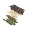 200g Mixed Chew Stick Set Assorted Wood Gnawing Sticks Kit Assorted Varieties Mixed Lengths Assorted Molar Sticks Caged Pets