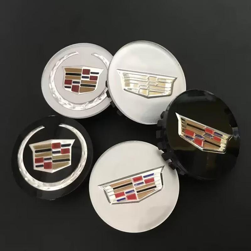 67mm 4pcs Acrylic Car Wheel Center Hub Caps Cover Emblem for Cadillac Escalade CTS CT5 XT5 XTS XLR BLS SLS STS ATS Auto Tire