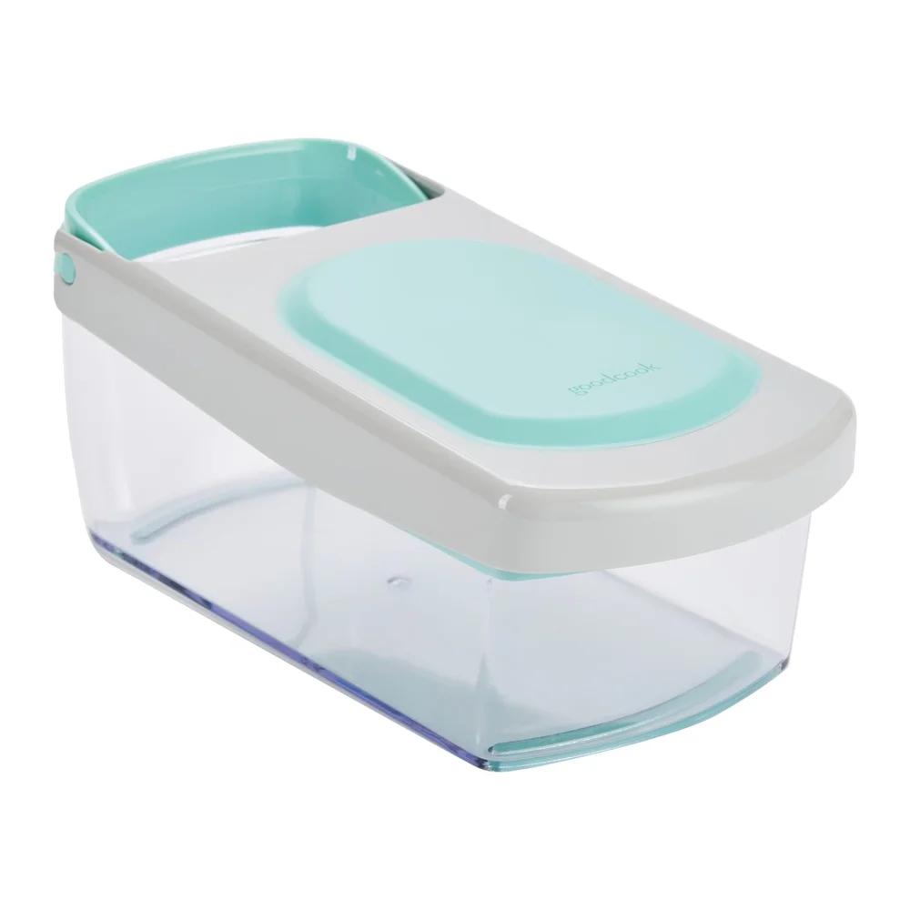 PRO Veggie Dicer Stainless Steel Chopper Non-Slip Base Comfort Grip Handle Airtight Lid Portable Kitchen Tool Vegetables Fruits