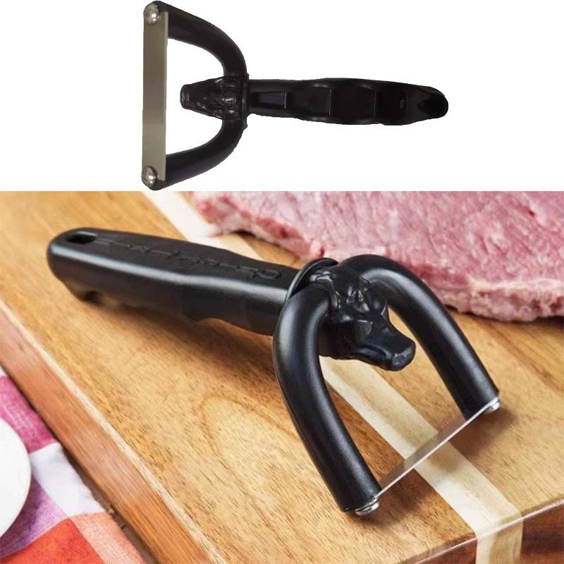 Meat Fat Trimmer Beef Pork Handheld Slicer Clean Beef Slicer Fat Cuisine Barbecue Tools Cooking Tools Kitchen Gadgets