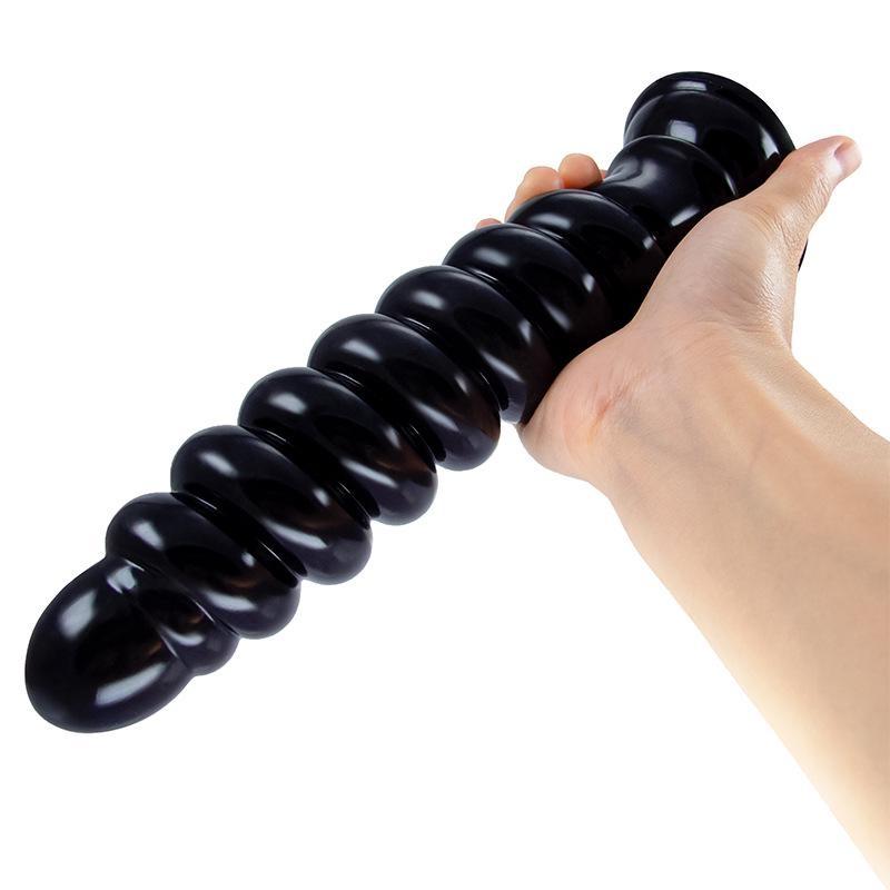 Tapón anal de PVC con rosca transparente, juguete sexual Gay, consolador masturbador femenino, Fisting, Miembro grande, correa en pene, pene realista