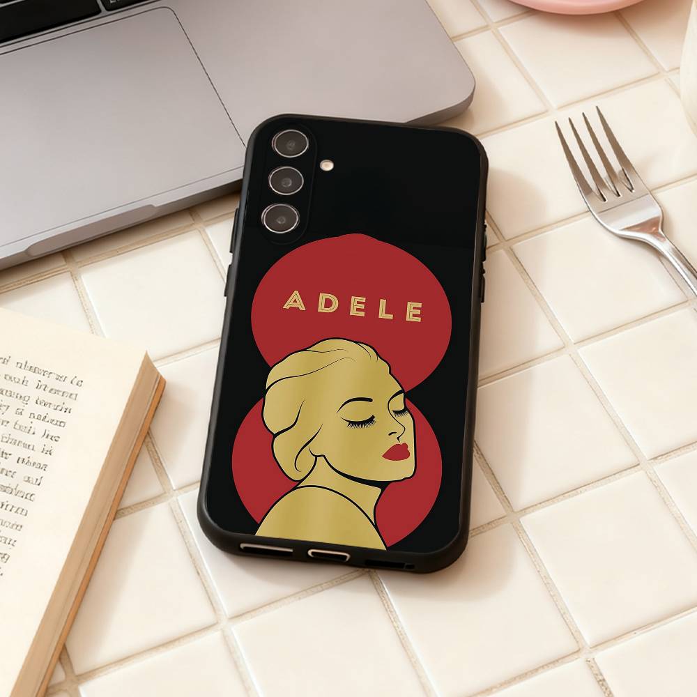 Singer A-Adele phone Case For Samsung Galaxy A73,A72,A71,A70,A53,A52,A51,Others Soft Black Shell