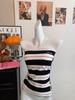 Women's Korean Retro Striped Strapless Slim Fit Vest - Summer Hot Girl Style