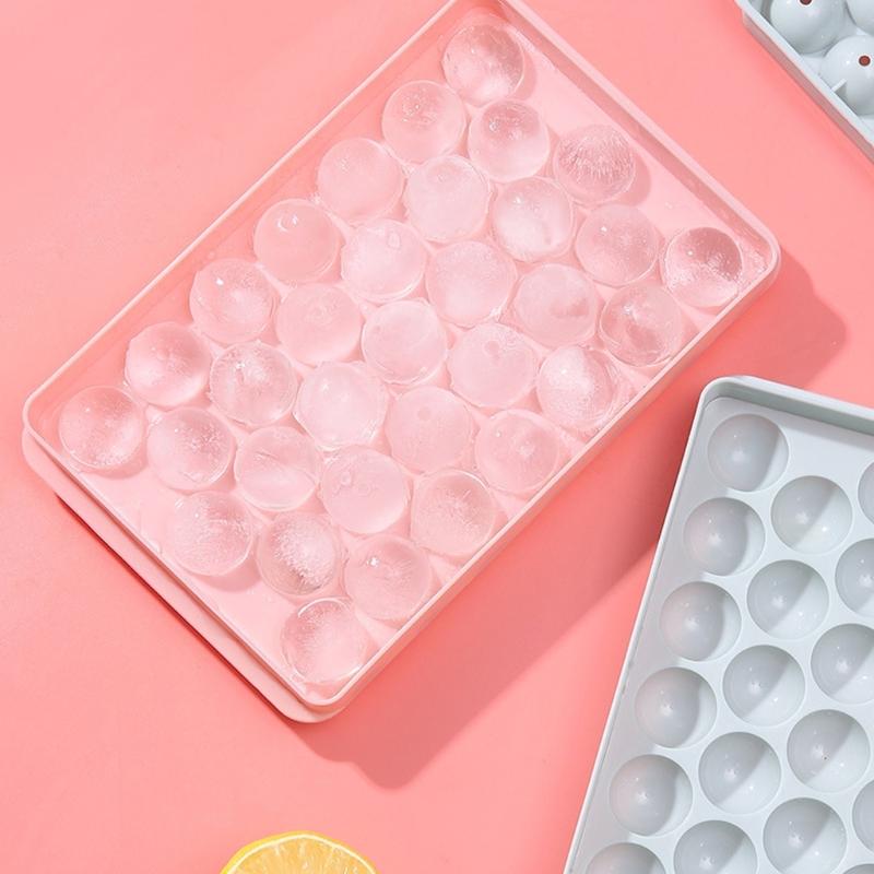 33 Cavity Ice Making Molds Ice Cubes Molds Suitable for Enhancing Beverage Experience at Family Event and Celebration