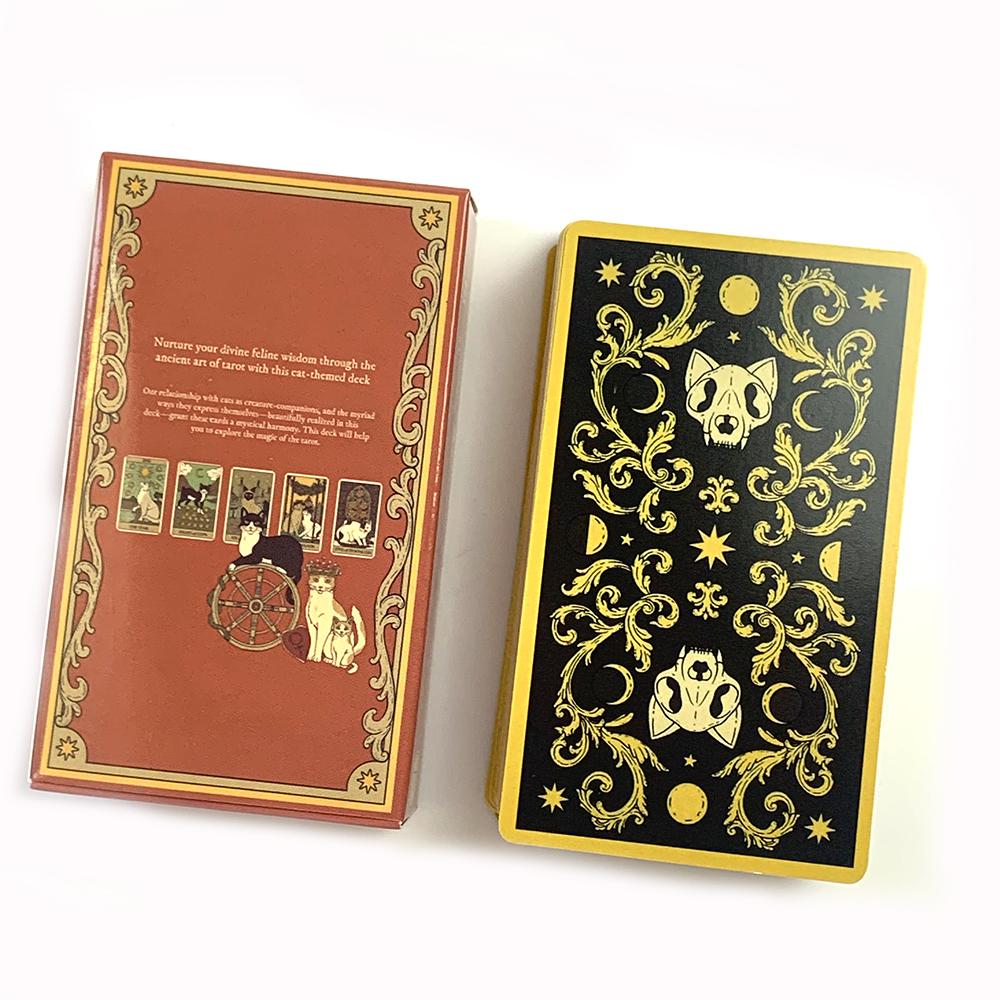 Cats Rule The Earth Tarot Cards A 78 Card Deck Unique Cards For Cat Lovers and Tarot Enthusiasts Cute Cards Game