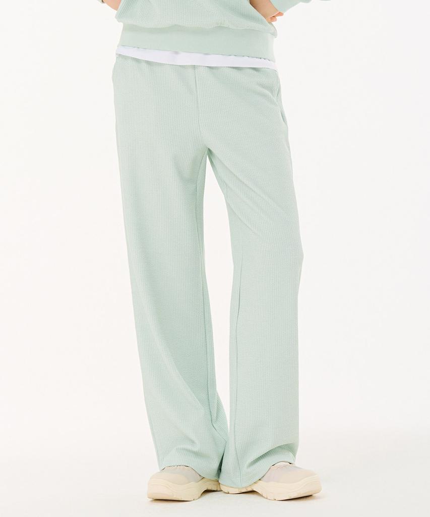 CHASECULT Women'S Ribbed Wide Elastic Pants-Farg7264B0S