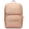 Large Capacity Simple Logo Zipper Closure Backpack Unisex Backpack Peach Pink L320U196-00GY