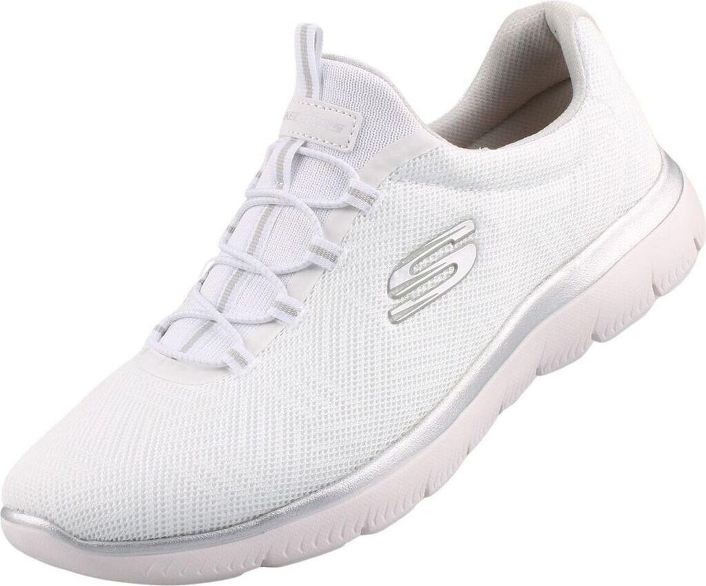 Sneakers Skechers Summits Artistry Chic Weiss Silber