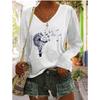 BITCED Women's Fashion Casual Long Sleeve V-Neck  Blouses & Shirts