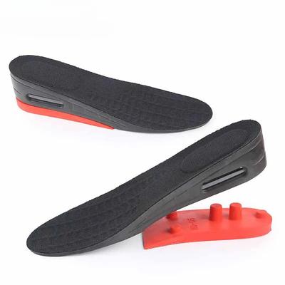 1 Paar Höhenerhöhende Einlegesohlen 2 Schichten Luftpolsterabsätze Höhere Schuhe Polster Lift-Kit für Männer und Frauen