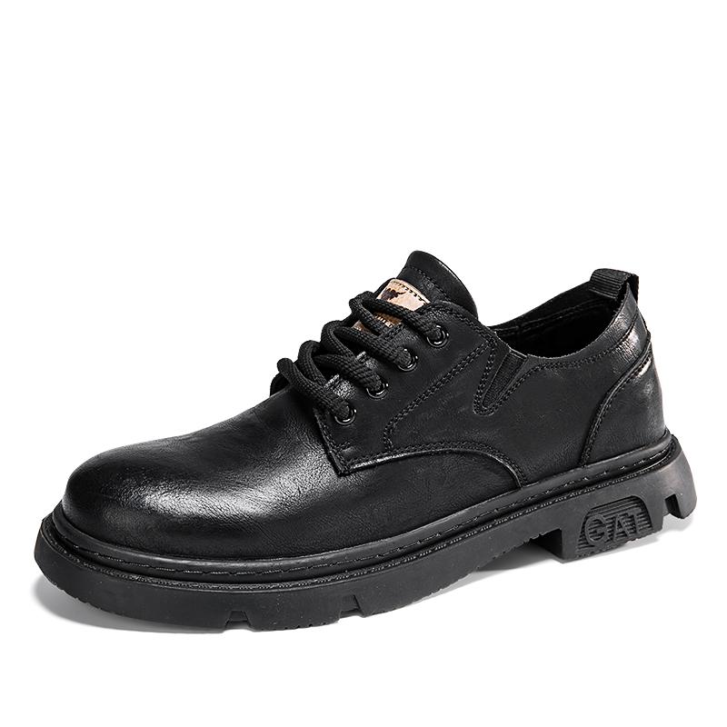 Men's Casual Shoes Business Formal British Shoes Waterproof Leather Shoes Martens Boots