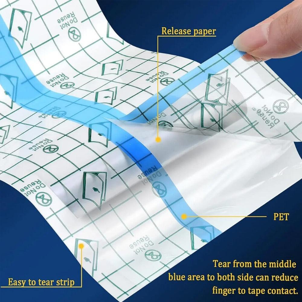 Waterproof Film PU Tape for Aftercare Protective Skin Healing Tattoo Adhesive Bandages Repair