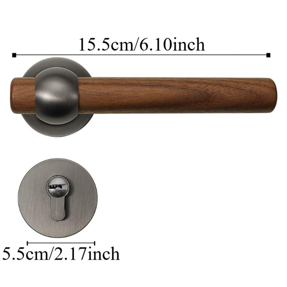 Magnetic Door Lock Wood Grain Safety Locks Simple Design Magnetic Lock  Bedroom Use