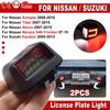 2PCS LED Number License Plate Lights Canbus White For Nissan Navara D40 Frontier Armada Titan Xterra Suzuki Equator
