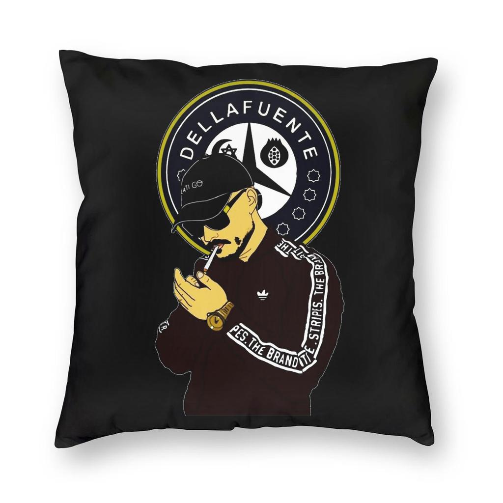 Dellafuente Fc Pillowcase Printed Polyester Cushion Cover Decorative Throw Pillow Case Cover Home Zippered 45*45Cm