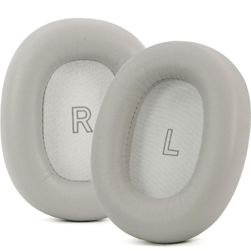 1Pair Magnetic Earpads Sheepskin Ear Pad Ear Cushions Cover Memory Foam Earmuffs for H95 Headsets серый