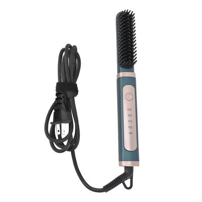 Hair Straightening Brush 5 Temperature Gears Anion Ceramic Hair Straightener Comb for Dry Wet Use