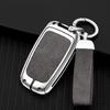 Zinc Alloy Leather Car Key Case For Hyundai Solaris Hb20 I30 Veloster Sr Ix35 Elantra Accent For Kia Sportage K5 Rio Sportage K2