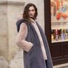 Lem Nplet Women Faux Fur Hooded Maxi Vest Lvt009krfkf
