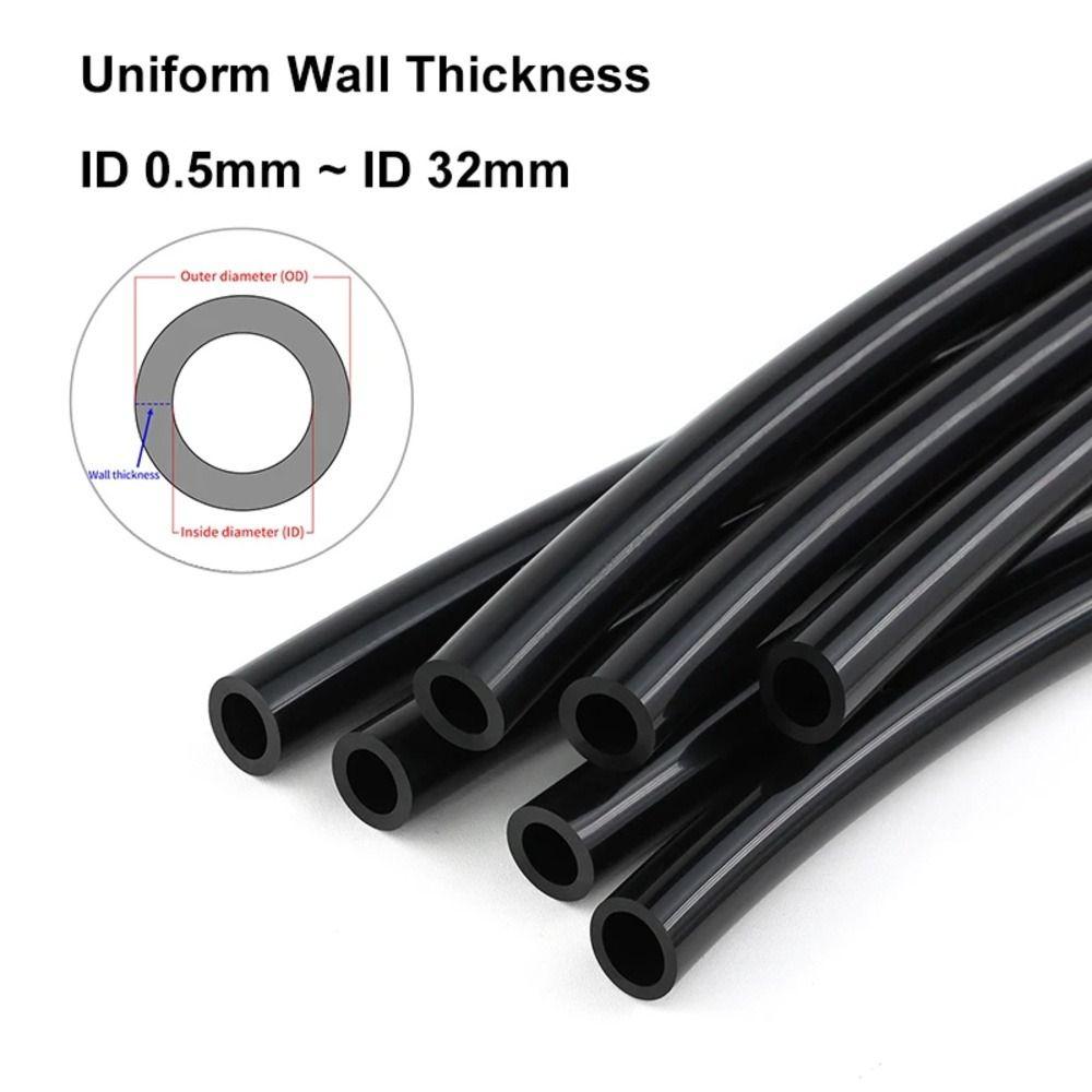 1Pcs 5Meters Flexible Rubber Hose ID2-6mm Water Pipe Durable Garden Pipe  for Drink Water Faucet