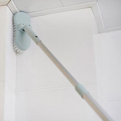 Spazzola per la pulizia del manico lungo delle piastrelle della vasca da bagno, per pulire i pavimenti delle pareti del bagno di casa