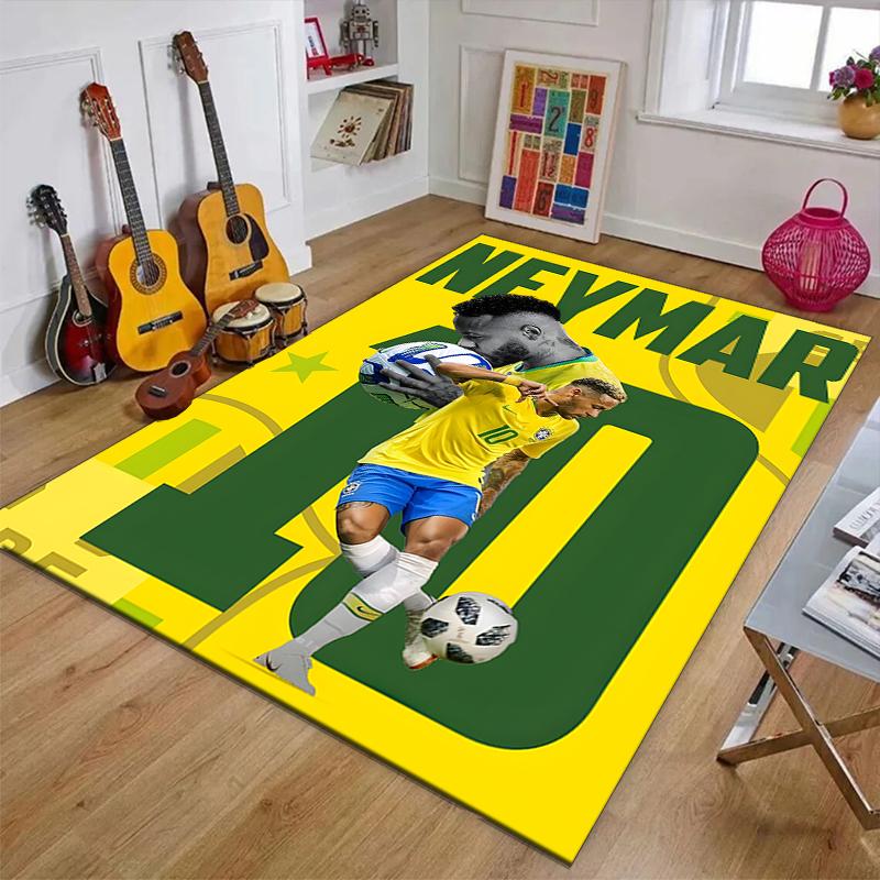 1pc Neymar18 Design Printed Area Rug Carpet for Bedroom Living Room Home Decor Rugs Mat Non Slip Mat Rug for Bedside