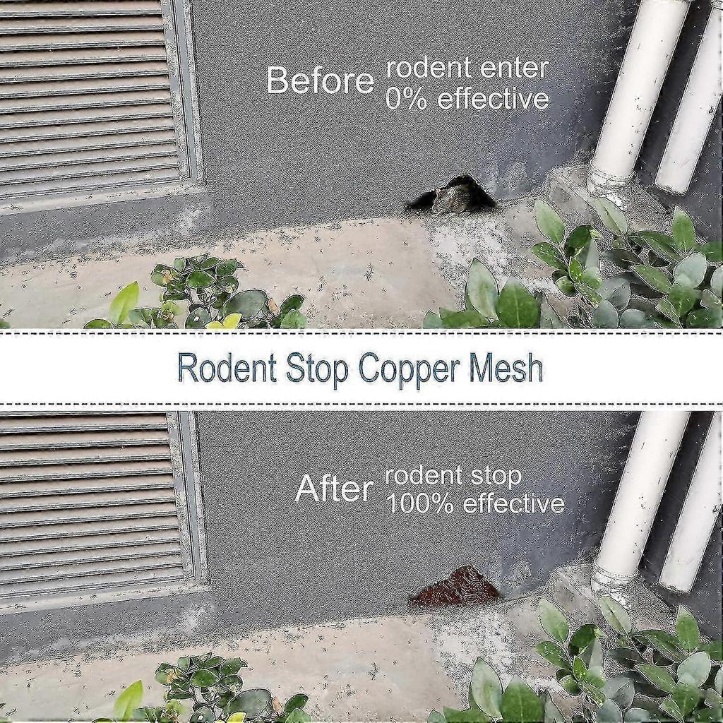 25-26 Copper Rodent Netting - Copper Knitted Net for Pest Control (6 Meters)