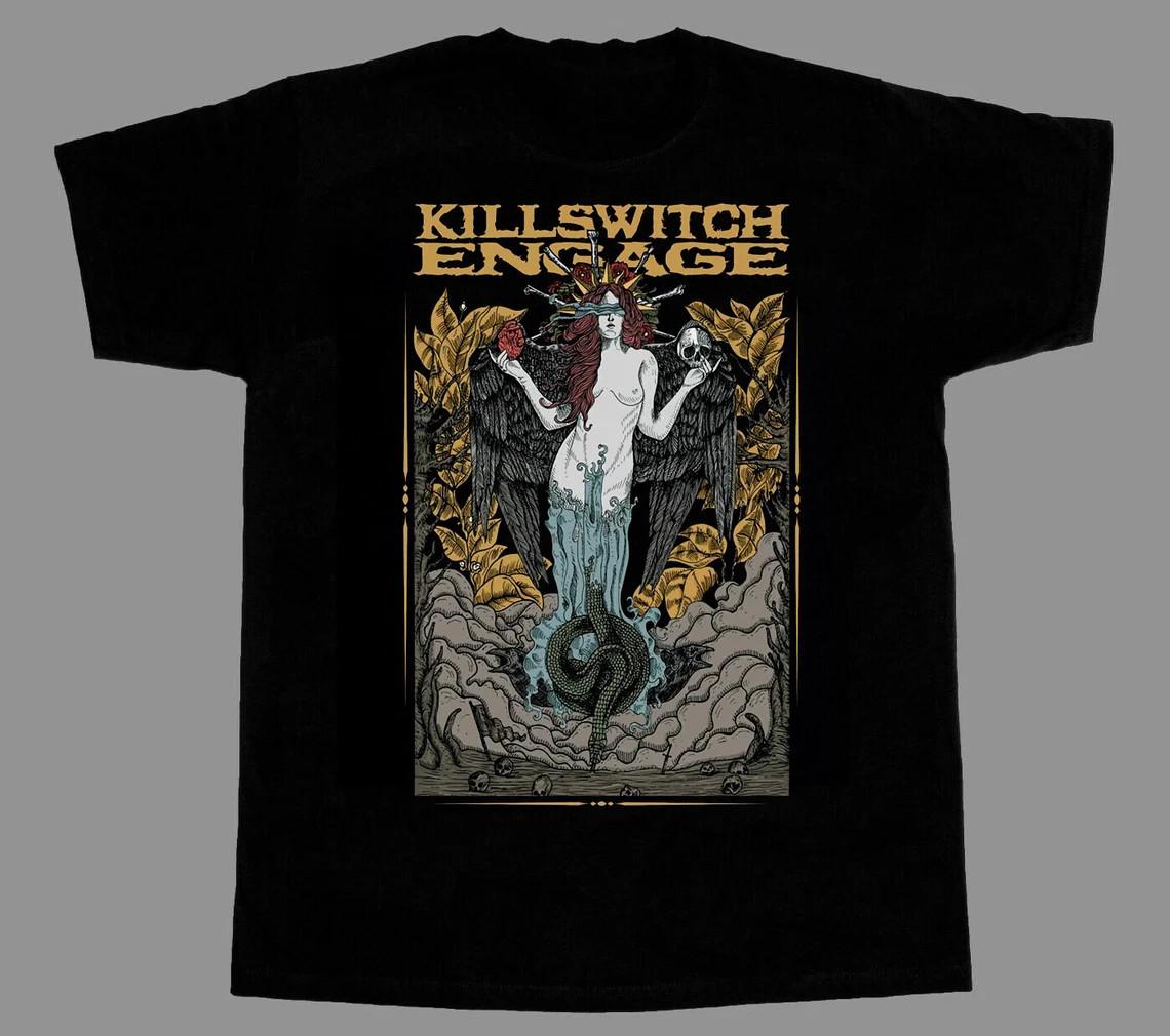 Vtg Killswitch Engage Band For Fans Cotton Black S-5XL Men Women Shirt BL180 S