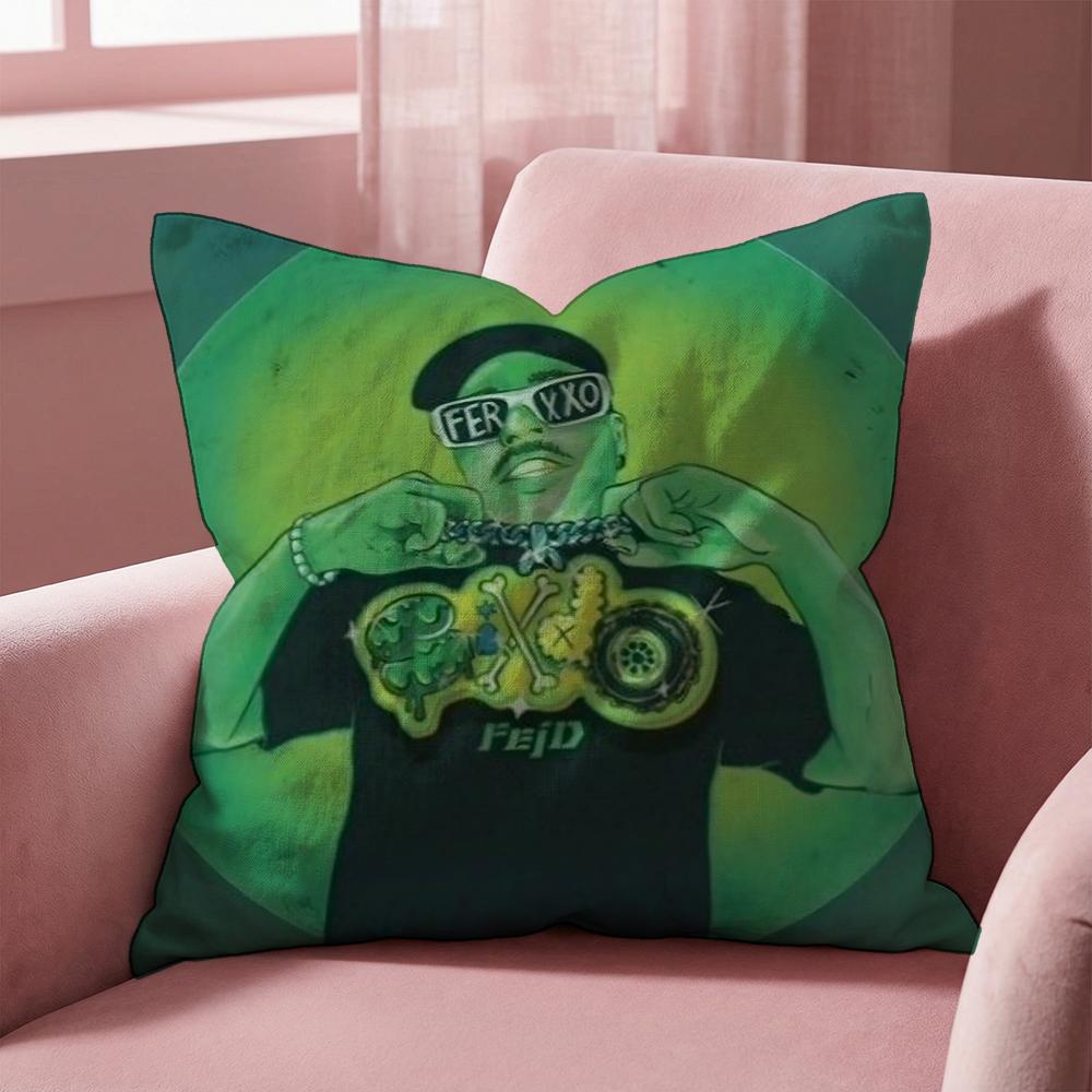 Singer F-Feid Luna Cushion Cover Multi-Scene Pillow Cover for Home & Car - Reversible, Soft & Durable for Daily Use