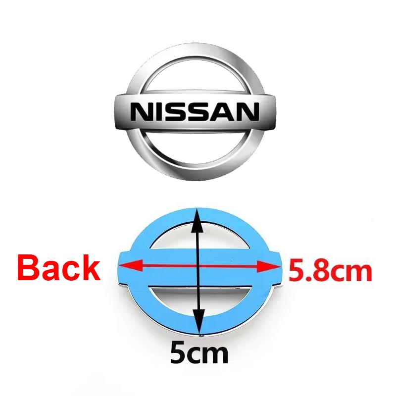 

ABS Car Front Rear Emblem Sticker Cover for Nissan 350Z 370Z Elgrand Livina Micra Navara Qashqai Sylphy Teana X-Trail Altima ABS Silver