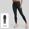 Juyitang Double-Sided Bare-Feel Yoga Pants with No Visible Lines, Back Pocket, and Shaping Hip-Lift for Women