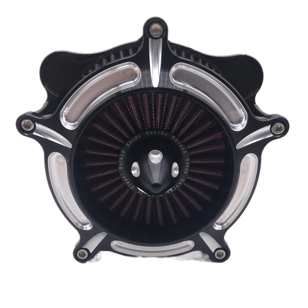 Black Exposed Filter for 2008-2019 Harley FLHR Road King