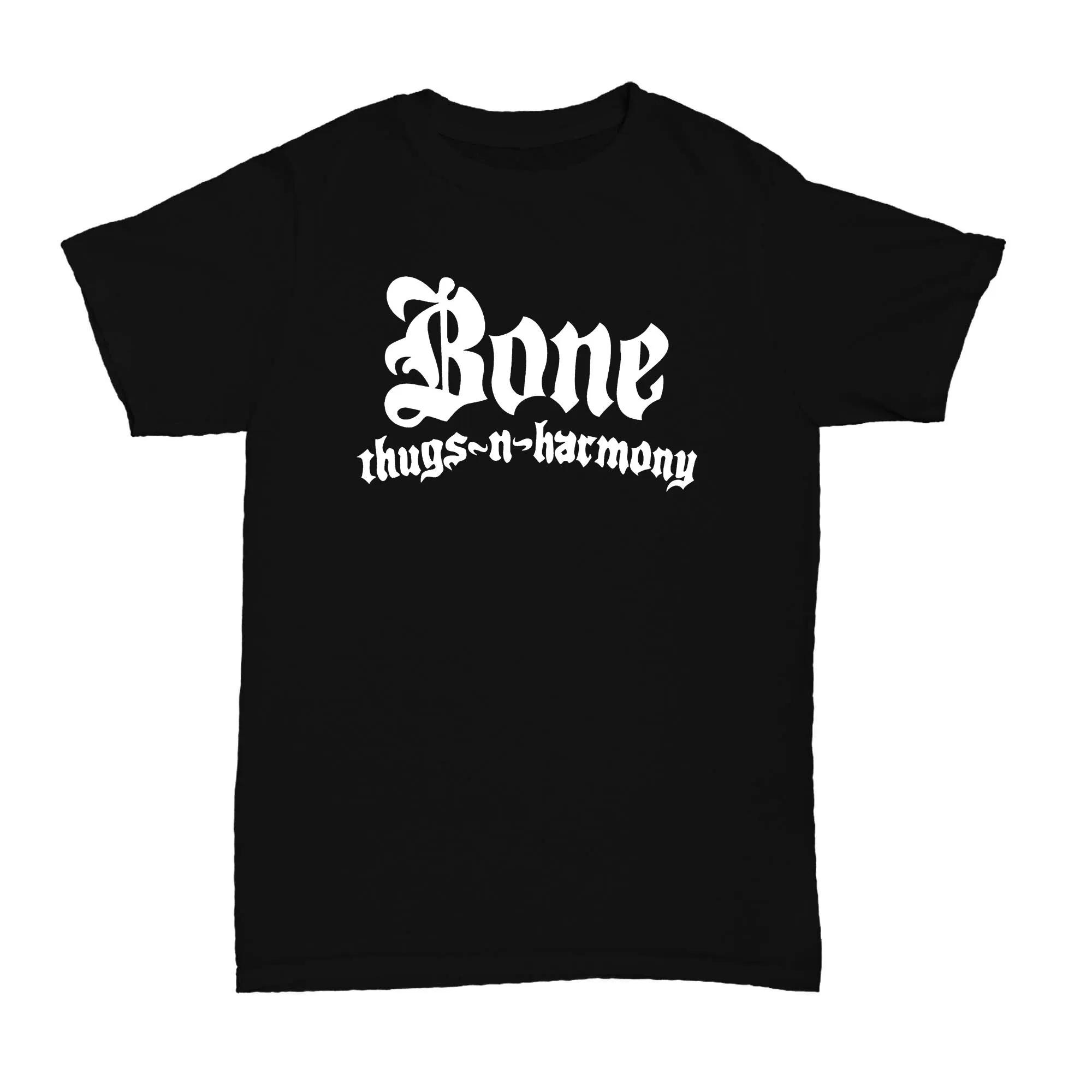 2025 Summer Bone ThugsNHarmony Tshirt Hiphop Rap 90s Music Clothing Pure Cotton Printed Street Fashion Trendy Casual Tshirt S