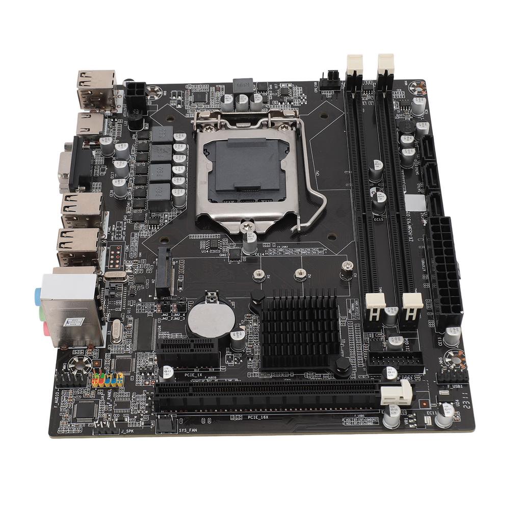 H55 Computer Motherboard Professional M.2 NGFF LGA 1156 Slot DDR3 8 Channel Memory 4 Phase Power Supply Gaming