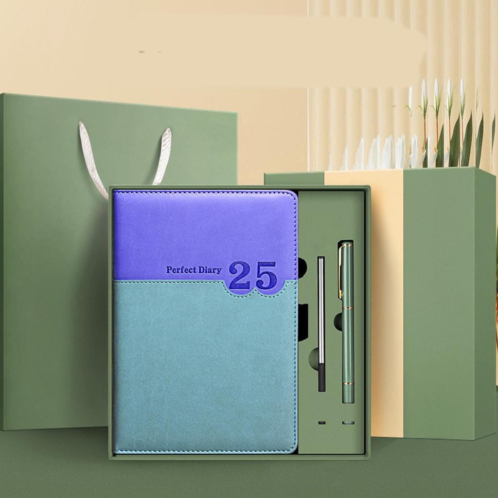 Notatnik biznesowy A5 ze skórzaną klamrą, dziennik spotkań roboczych, notatnik przedmiotowy ucznia, pogrubiony pamiętnik, liniowane strony, dziennik podróży