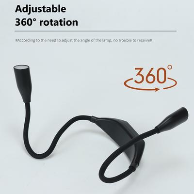 LED Neck Reading Light Flexible Book Light Hands Free LED Night Light Flashlight  for Reading Knitting Camping Repairing