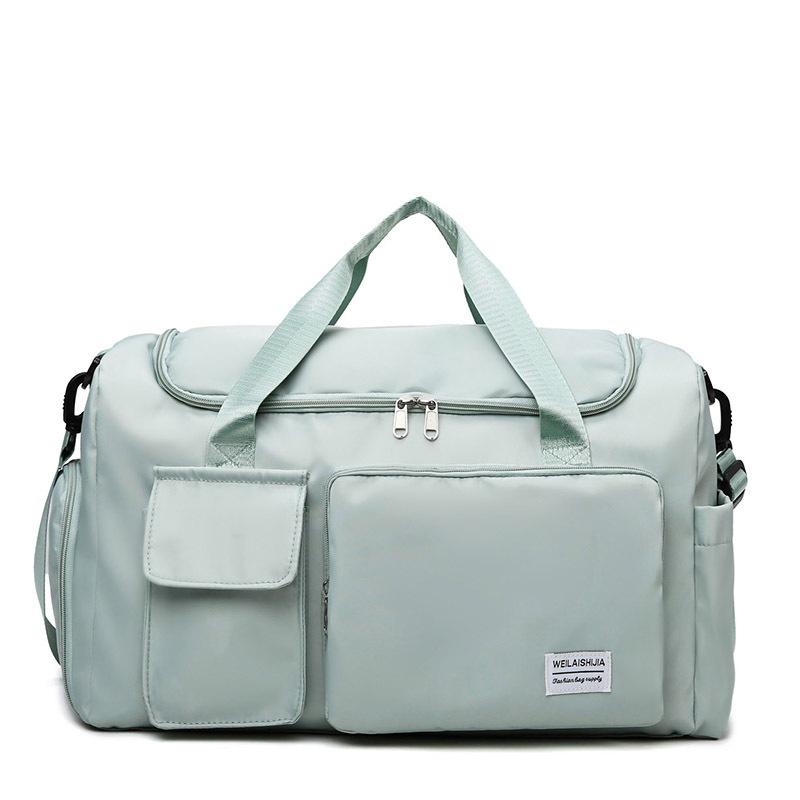 

Дорожная сумка Влажная и сухая разделительная сумка для занятий йогой и фитнесом зелёный