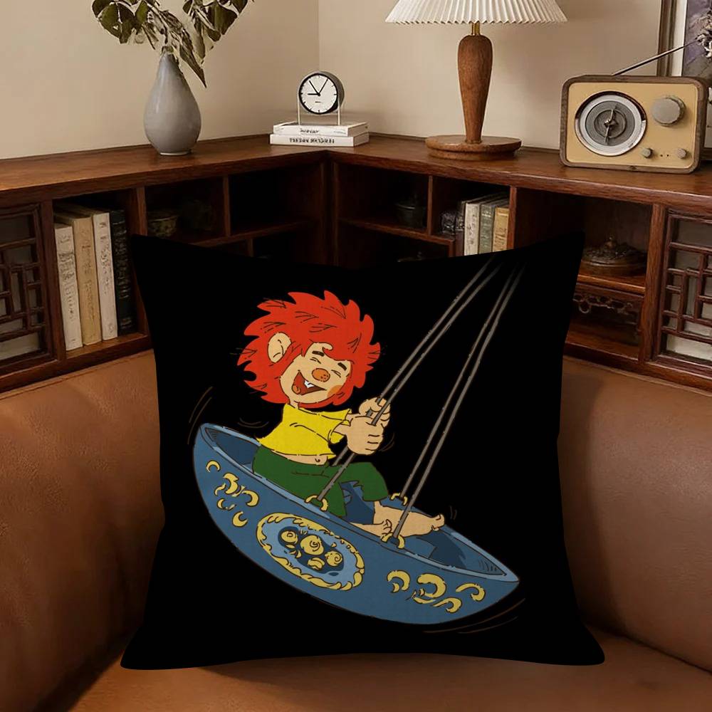 MMeister EEder und Sein PPumuckl Cushion Cover Polyester Sofa Cushions Decorative Throw Pillows Home Decoration Pillowcover