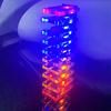 DIY Sound Control 11 LED Music Spectrum Electronic Kit Crystal Column Audio Display PCB Soldering Practice Kit DC 1-11V