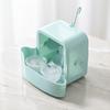 Pink Fan Cooling Storage Box Hanging Fan Cooling Tool With 4 Cup Household Cooling Box Fan Cooler Refrigeration Accessories